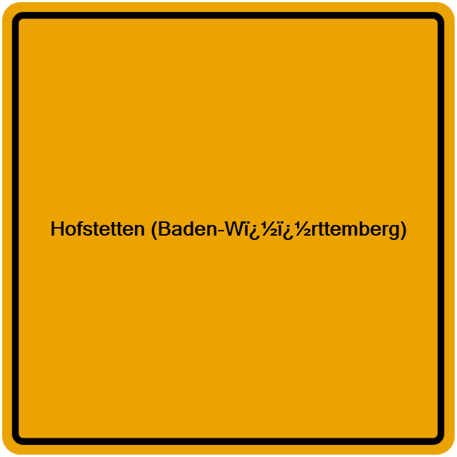 Einwohnermeldeamt24 Hofstetten (Baden-Wï¿½ï¿½rttemberg)